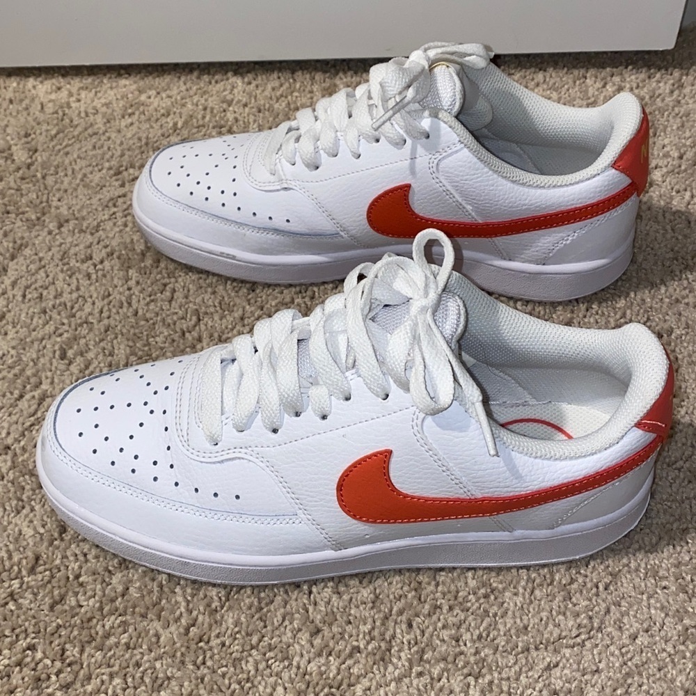 Women's Nike Court Vision Sneakers Sea Coral - Picture 7 of 11